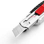 تصویر کاتر صنعتی استیل + 5 عدد تیغ پلاس در سه رنگ گرید کیفی A+++ 