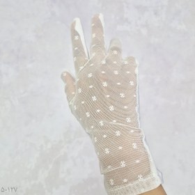 تصویر دستکش گیپوری سفید 