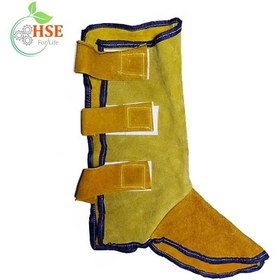 تصویر گتر‌ پا چرمی جوشکاری 