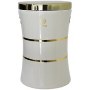 تصویر ظرف برنج اورانوس مدل کمرباریک کد 14 | کرم | 