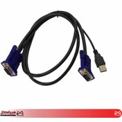 تصویر کابل KVM به طول 1.8 متر مدل DKVM-CU دی-لینک DKVM-CU 2 in 1 USB 1.8M KVM Cable