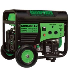 تصویر موتور برق گرین پاور 8.5 کیلووات بنزینی GR9500-E2 - استارتی Green power gasoline generator GR9500-E2