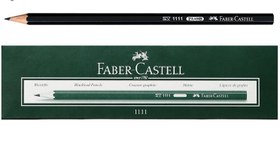 تصویر مداد مشکی فابر-کاستل کد 111100 ا Faber-Castell Black Pencil Code 111100 Faber-Castell Black Pencil Code 111100