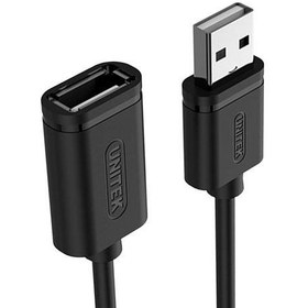 تصویر کابل افزایش طول USB 2.0 یونیتک مدل Unitek Y-C428GBK طول 1متر Unitek Y-C428GBK USB 2.0 extension cable 1 meter