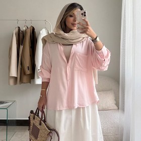 تصویر شومیز بچگانه صورتی 