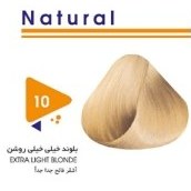 تصویر رنگ مو طبیعی بلوند خیلی خیلی روشن ویتامول شماره ۱۰ | Vitamol Natural Extra Light Blonde Herbal Hair Color 