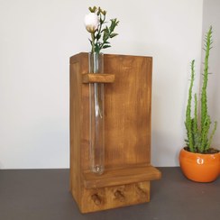 تصویر کاور لوله گاز دلسی وود - 28*8*11 / قهوه ای 