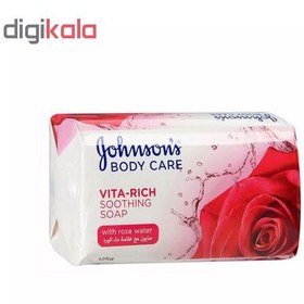 تصویر صابون شستشو جانسون مدل Vita-Rich وزن 125 گرم صابون و پودر صابون