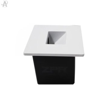 تصویر چراغ زیر پله‌ای 3 وات مربع ZFR کد 3193 