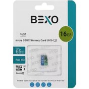 تصویر کارت حافظهBEXO 433X microSDHC UHS-I U1 Class10-65MB/s-16GB(گارانتی داده پردازی آواتک)-کد951 