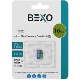 تصویر کارت حافظهBEXO 433X microSDHC UHS-I U1 Class10-65MB/s-16GB(گارانتی داده پردازی آواتک)-کد951 