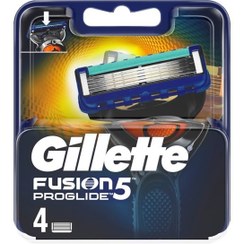 تصویر تیغ یدک ژیلت فیوژن پروگلاید 5 تیغه 4 عددی Gillette Fusion 5 Proglide