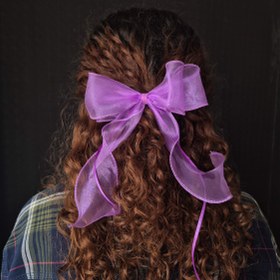 تصویر پاپیون مو یاسی 