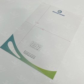 تصویر سربرگ رنگی تحریر 120 گرم 