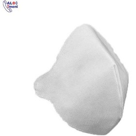 تصویر ماسک تنفسی تاشو سه لایه سفید | ماسک سه لایه 