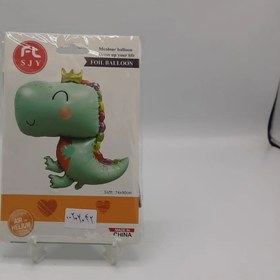 تصویر فویلی دایناسور سبز 