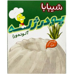 تصویر پودر ژله آلوئه ورا شیبابا وزن 100 گرم 