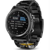 تصویر ساعت خلبانی گارمین مدل D2 Bravo تمام تیتانیوم 