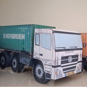 تصویر کیت ساخت ماکت کامیون کشنده دانگ فنگ 