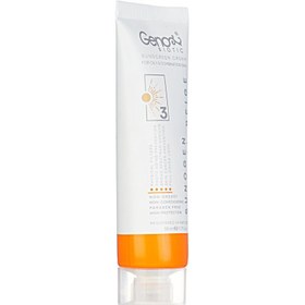 تصویر کرم ضد آفتاب ژنوبایوتیک 3 پوست چرب بژ طبیعی SPF50 Sun Gen 3 Sunscreen Cream SPF50 For Oily Skin GenoBiotic