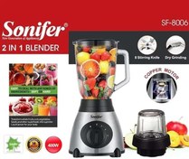 تصویر مخلوط کن و آسیاب سونیفر مدل SF-8006 