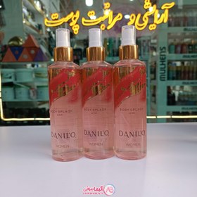 تصویر بادی اسپلش Love زنانه صورتی روشن 2 Danilo Love Body Splash For Women 2