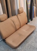 تصویر روکش صندلی نیسان جدید چرم گلدوزی شده 