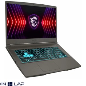 تصویر لپ تاپ MSI مدل Thin 15 B13VF - 15.6 inch - پردازنده Core i5-13420H - گرافیک 8GB RTX 4060 حافظه RAM 16GB حافظه هارد SSD 512GB 