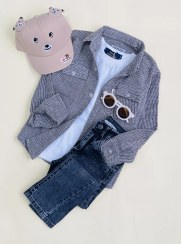 تصویر پیراهن پسرانه کنفی کد 117 