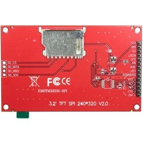 تصویر ماژول نمایشگر "LCD 3.2 درایور ILI9341 ارتباط SPI 