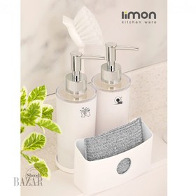 تصویر ست جا مایعی بیضی لیمون کد 1919 