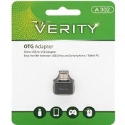 تصویر تبدیل USB به microUSB وریتی مدل Verity A302 OTG در بروزکالا 