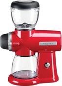 تصویر آسیاب قهوه کیچن اید مدل Kitchenaid Empire Red Burr Grinder 5Kcg0702Ber اورجینال KitchenAid Burr Grinder Artisan 5KCG0702EER Empire Red 220-240V