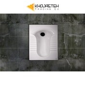 تصویر توالت ایرانی مدل پارمیس 23 ریم بسته طبی - برند گلسار - یک Parmis medical