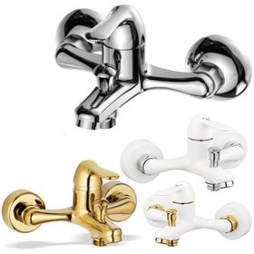 تصویر شیر حمام کاویان م Kavian Faucet Mishka Bath mixer golden