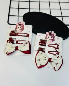 تصویر پک کش مو گیلاس البالویی - گیره 