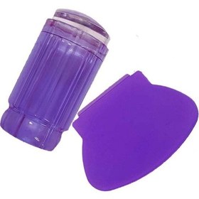 تصویر مهر ناخن - صورتی 