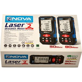 تصویر متر لیزری 80 متری نووا مدل 5280 Laser meter 80 meters Nova model 5280