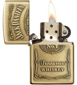 تصویر فندک زیپو جک دنیلز zippo jack daniel's 254BJD