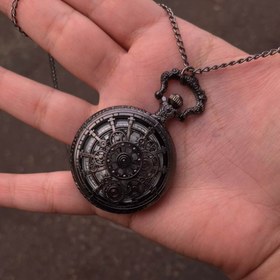 تصویر ساعت جیبی عقربه ای analog pocket watch