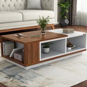 تصویر میز جلو مبلی تمام MDF ، میز عسلی ،جلو مبلی مدرن دارای رنگبندی ابعاد به دلخواه شما 