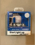 تصویر لامپ خودرو استار لایت ۱۰۰ وات پایه H7 یخی 