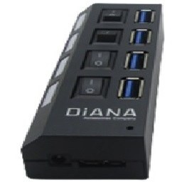 تصویر هاب USB2.0/3.0 دیانا مدل 500 