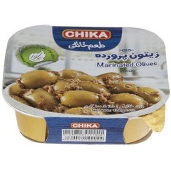 تصویر زیتون پرورده 150 گرم چیکا 