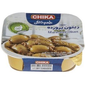 تصویر زیتون پرورده 150 گرم چیکا 
