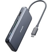 تصویر هاب 7 پورت Anker مدل A83460 7-IN-1 USB-C 