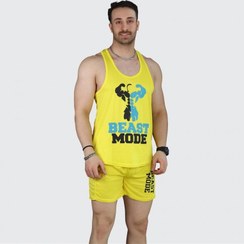 تصویر ست رکابی شلوارک BEAST MODE 