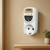 تصویر محافظ دوشاخه دار تک خانه نمودار کنترل طرح سورنا (مناسب پکیج، کامپیوتر و لوازم صوتی تصویری) مدل M117 