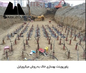 تصویر دانلود فایل پاورپوینت بهسازی خاک به روش ميكروپايل 