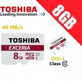 تصویر کارت حافظه توشیبا ۸ گیگ مدل micro SDHC UHS-I Toshiba micro SDHC UHS-I memory Card 8GB